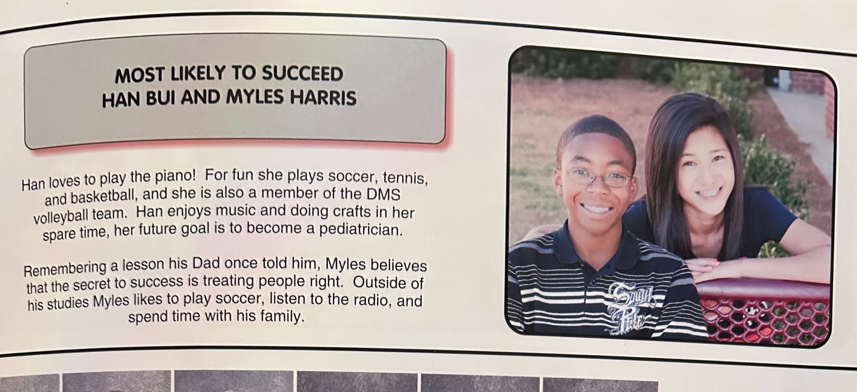 8th grade superlative - Most Likely to Succeed